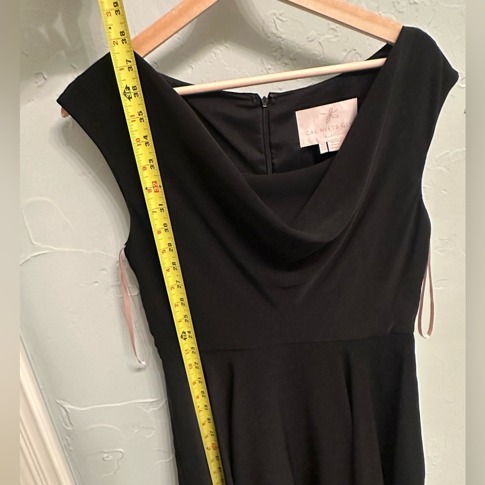 Gal Meets Glam Elegant Black Mini Dress - Picture 4 of 4